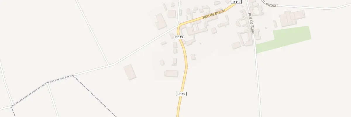 Plan du 5003 Rue de Ribemont à Laviéville