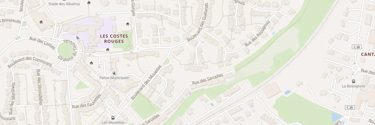Plan du 8 Rue des Mésanges à Onet-le-Château