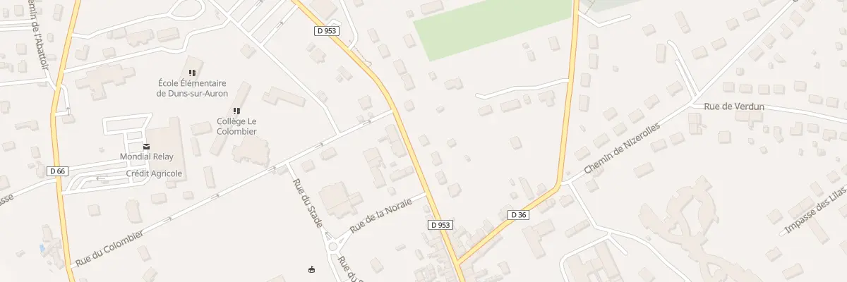 Plan du 60 Rue de l’Ermitage à Dun-sur-Auron