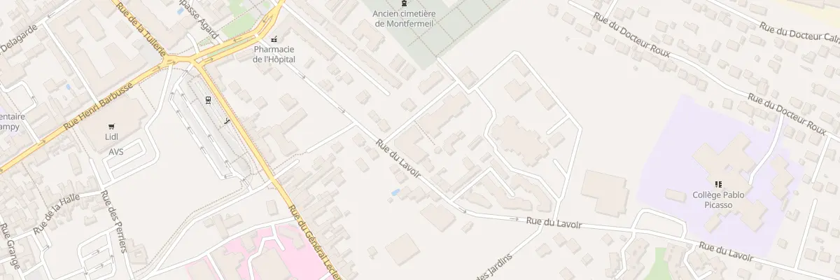 Plan du 35 Rue du Lavoir à Montfermeil
