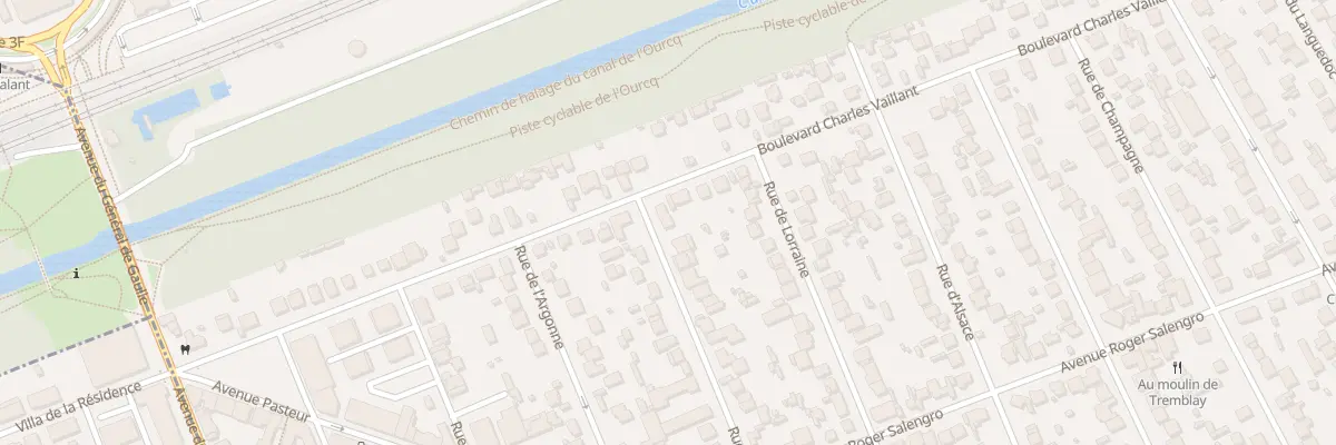 Plan du 1 Rue des Ardennes à Tremblay-en-France