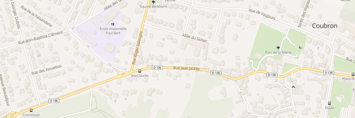 Plan du 85 Rue Jean Jaurès à Coubron
