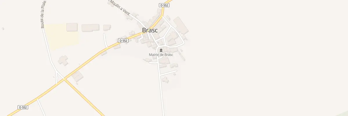 Plan du 5007 Rue du Lavoir à Brasc