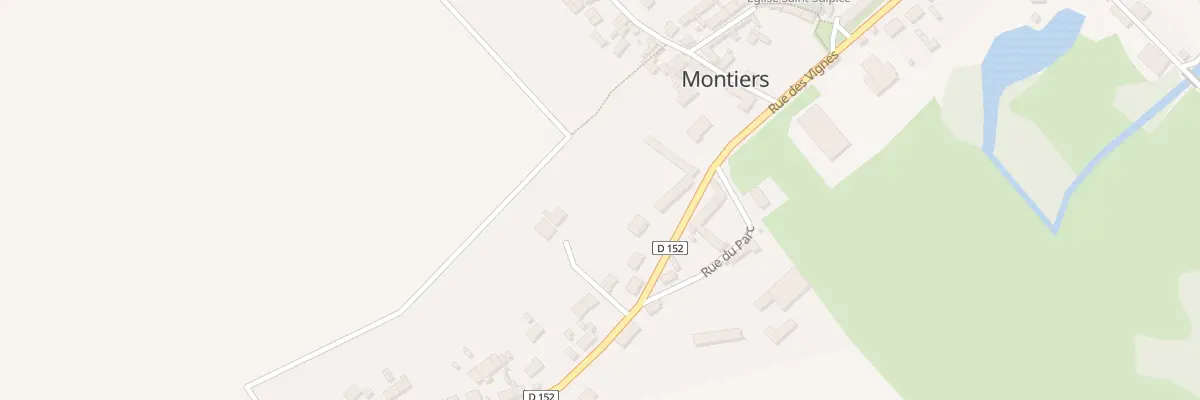 Plan du 45 Rue des Vignes à Montiers