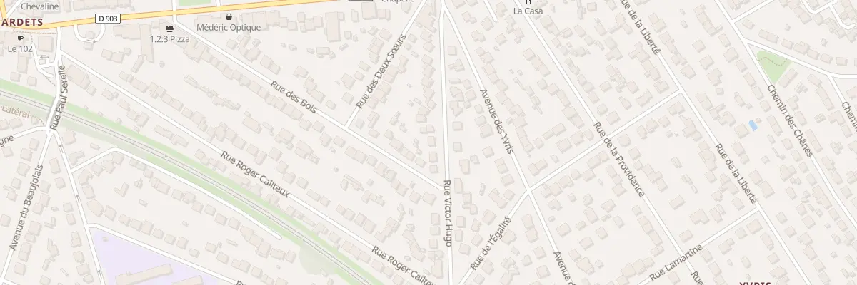 Plan du 22 Rue Victor Hugo à Noisy-le-Grand