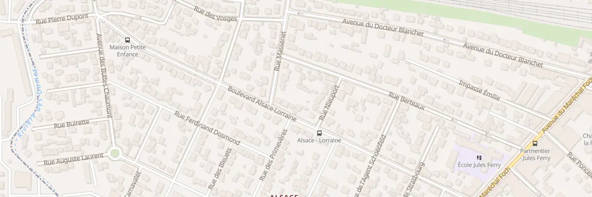 Plan du 36 Bd Alsace Lorraine à Chelles