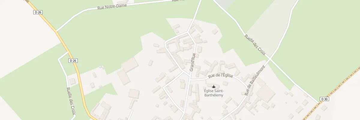 Plan du 1 Rue du Four à Humbercamps