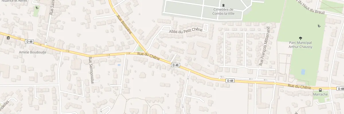 Plan du 58 Rue du Chêne à Combs-la-Ville