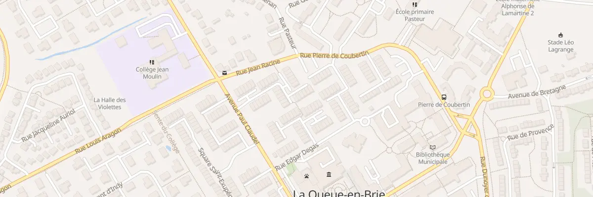 Plan du 26 Sq Diderot à La Queue-en-Brie