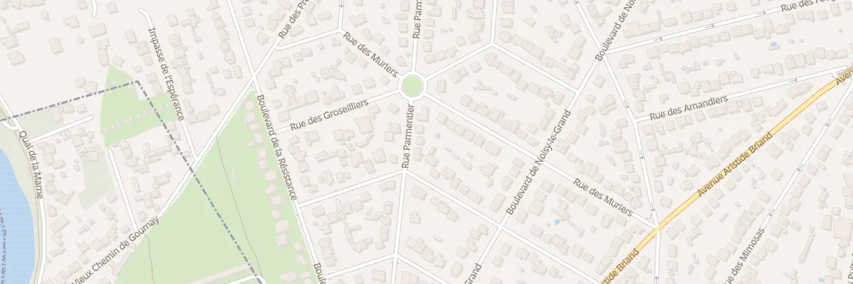 Plan du 21 Rue Parmentier à Gournay-sur-Marne