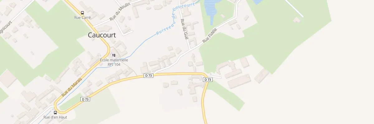 Plan du 12 Rue d’En Haut à Caucourt