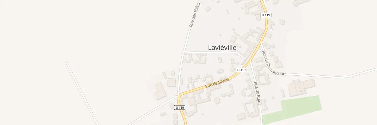 Plan du 15 Rue des Haies à Laviéville