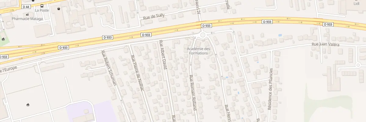 Plan du 10 Rue Romain Rolland à Vaujours