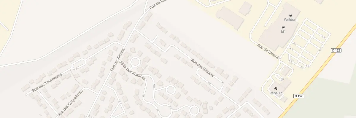 Plan du 10 Rue des Bleuets à La Chapelle-la-Reine