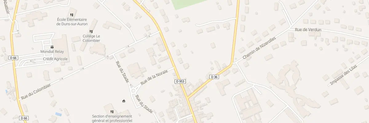 Plan du 54 Rue de l’Ermitage à Dun-sur-Auron