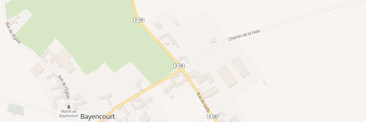 Plan du 2 Rue de Souastre à Bayencourt