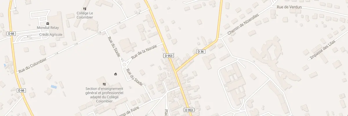 Plan du 46 Rue de l’Ermitage à Dun-sur-Auron
