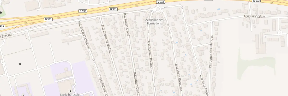 Plan du 14Q Rue Romain Rolland à Vaujours