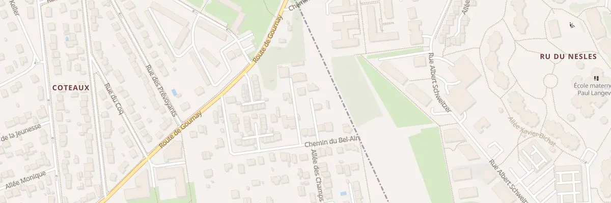 Plan du 25Q Che du Bel Air à Noisy-le-Grand