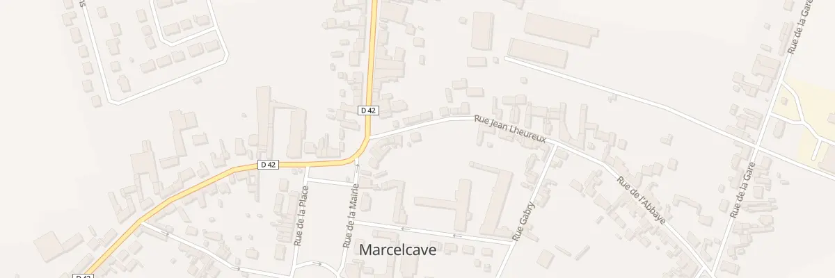 Plan du 8 Rue Jean Lheureux à Marcelcave