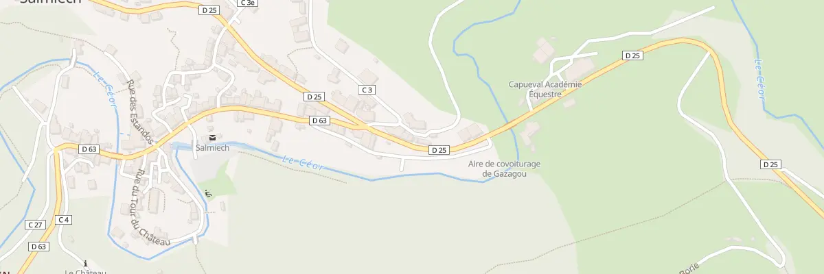 Plan du 5465 Salmiech à Salmiech