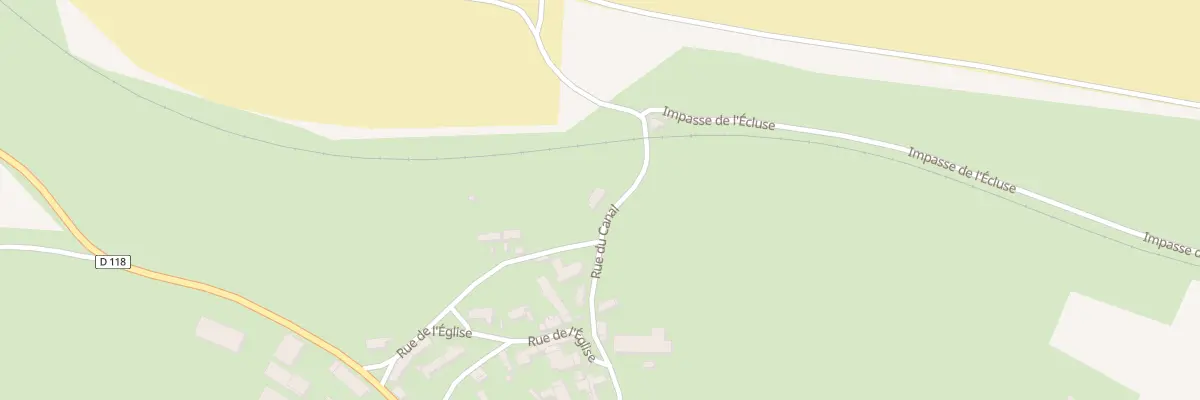 Plan du 233 Rue du Canal à La Perche