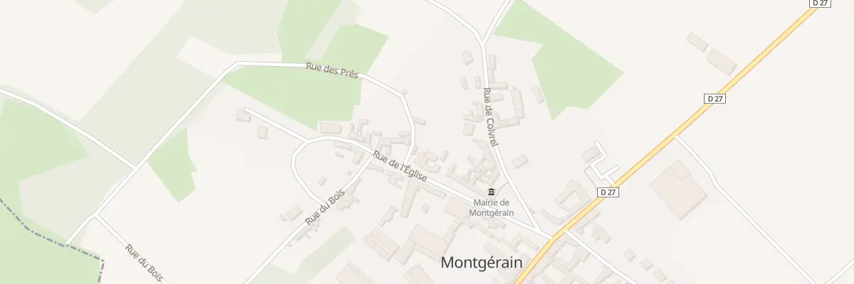 Plan du 12 Rue de l’Eglise à Montgérain
