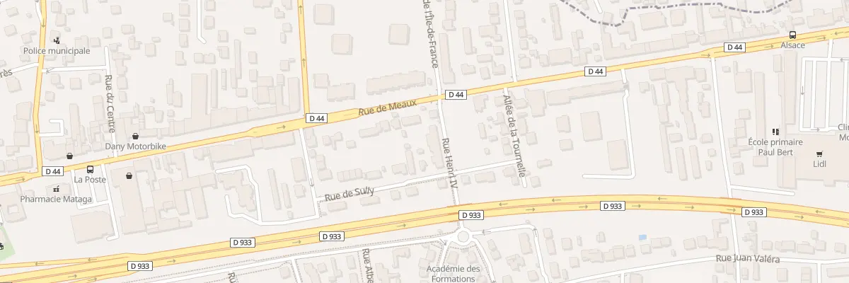 Plan du 136 Rue de Meaux à Vaujours