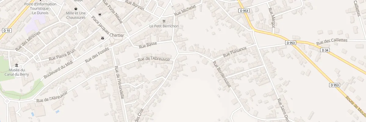 Plan du 10 Rue de la Barre à Dun-sur-Auron