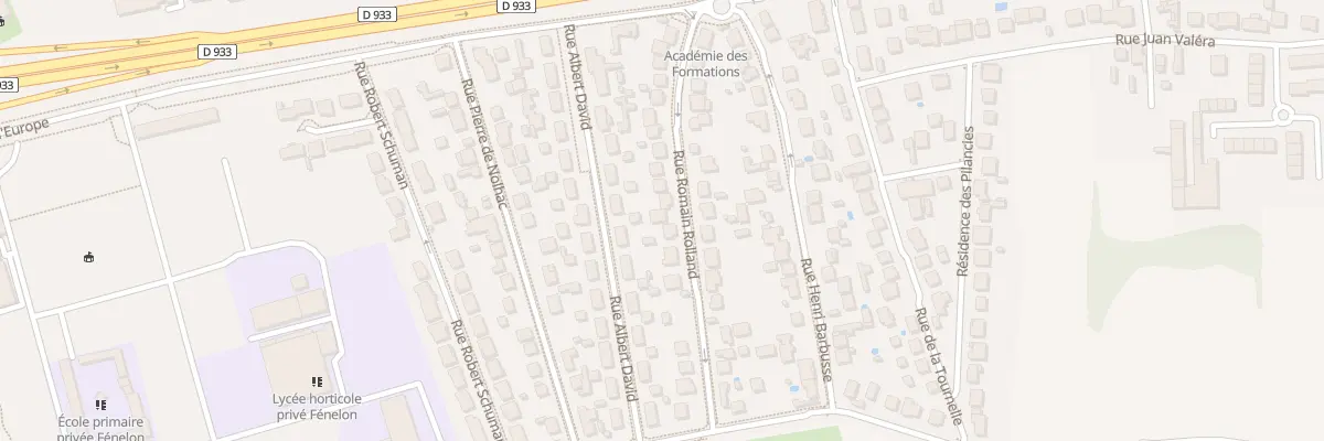 Plan du 18 Rue Romain Rolland à Vaujours