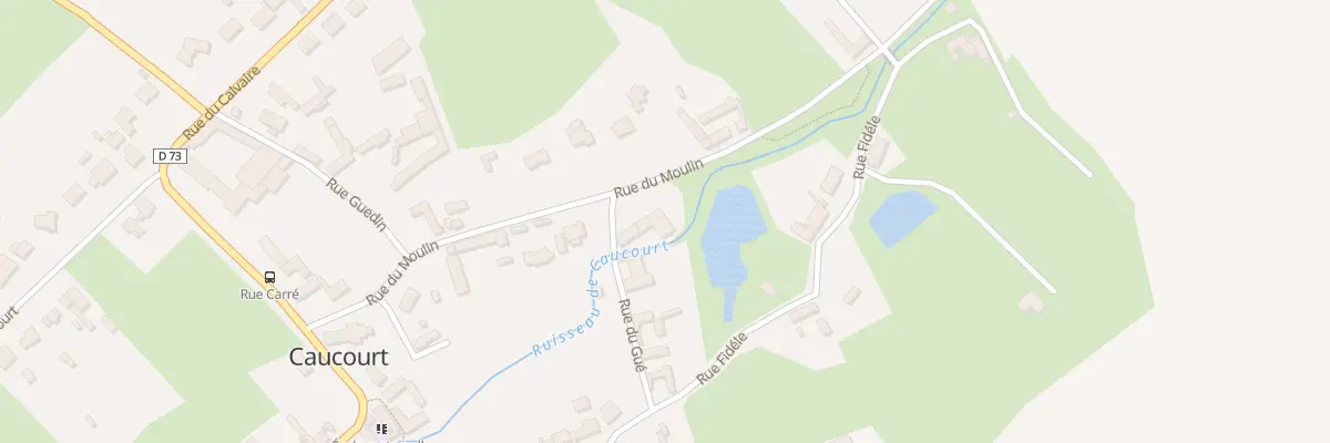 Plan du 11 Rue du Moulin à Caucourt