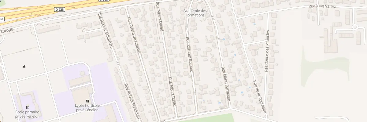 Plan du 20 Rue Romain Rolland à Vaujours