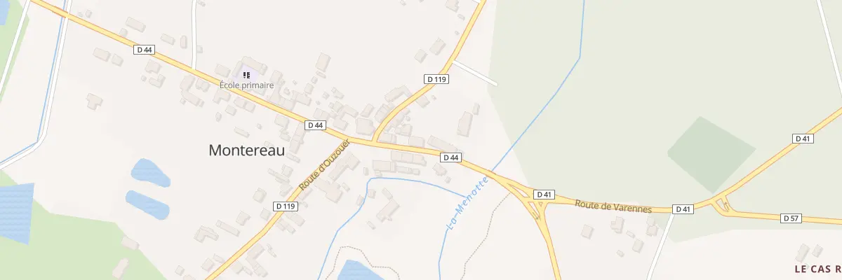 Plan du 5074 Le Bourg à Montereau