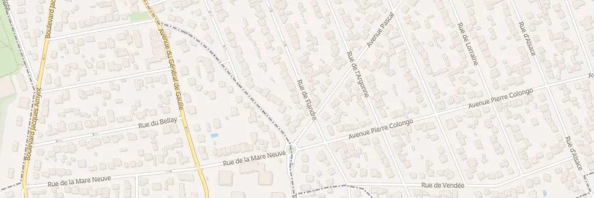 Plan du 84 Rue de Flandre à Tremblay-en-France