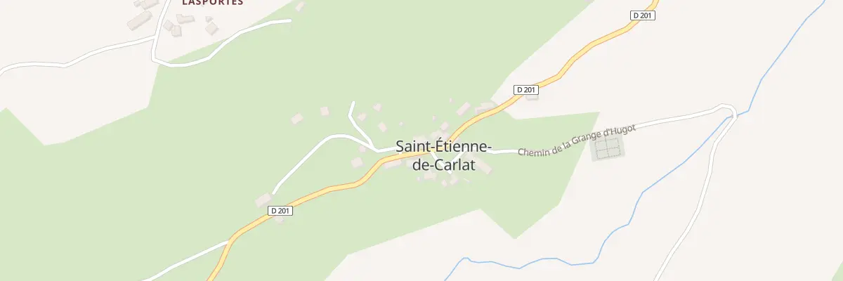 Plan du 5013 Le Bourg à Saint-Étienne-de-Carlat