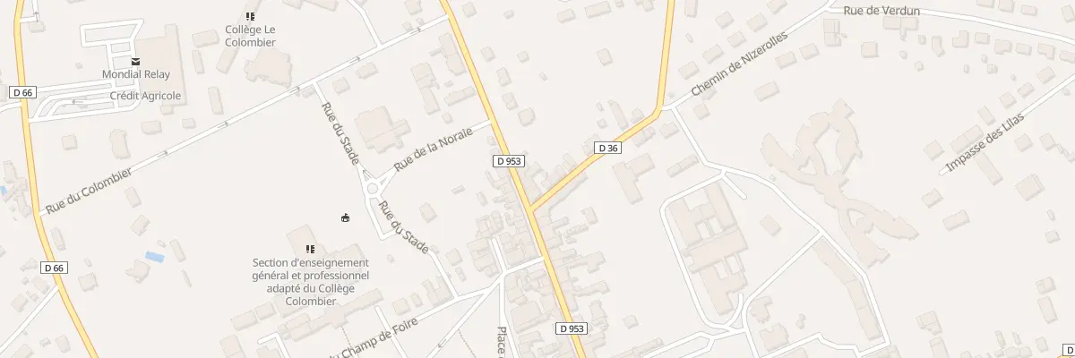 Plan du 44 Rue de l’Ermitage à Dun-sur-Auron