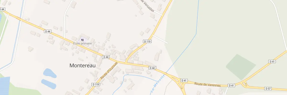Plan du 10 Rte de la Cour-marigny à Montereau