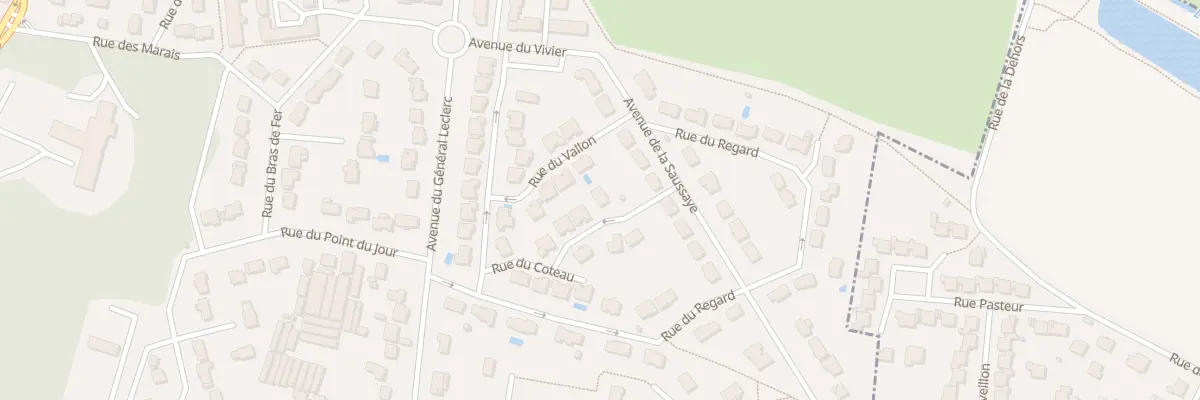 Plan du 2 Rue du Coteau à Santeny