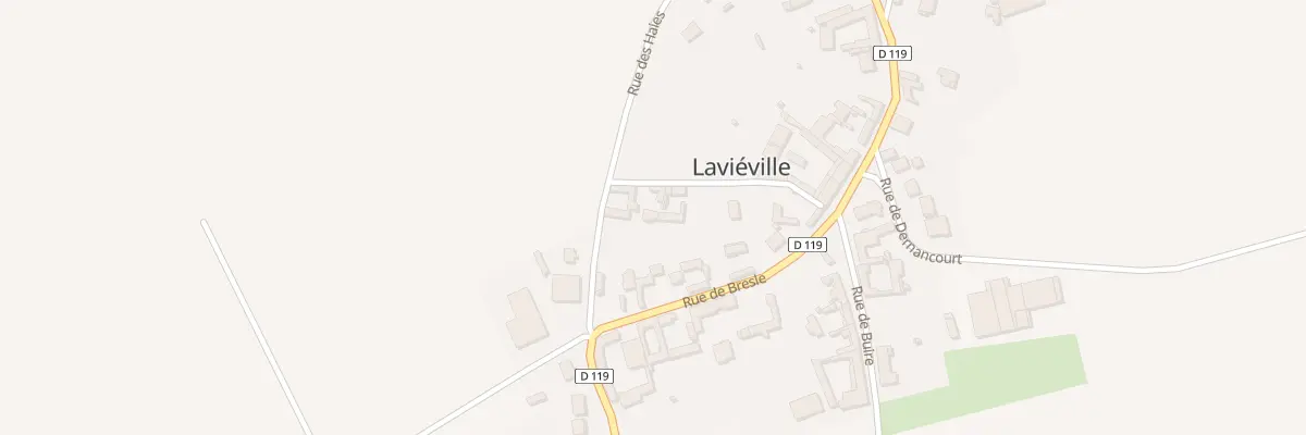 Plan du 2 Rle La Ruelle à Laviéville