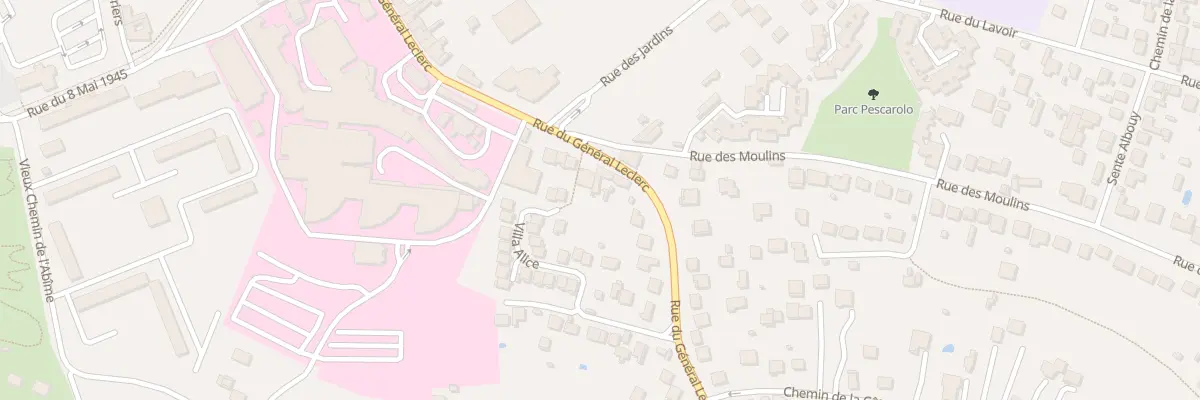 Plan du 20 Rue du Génèral Leclerc à Montfermeil