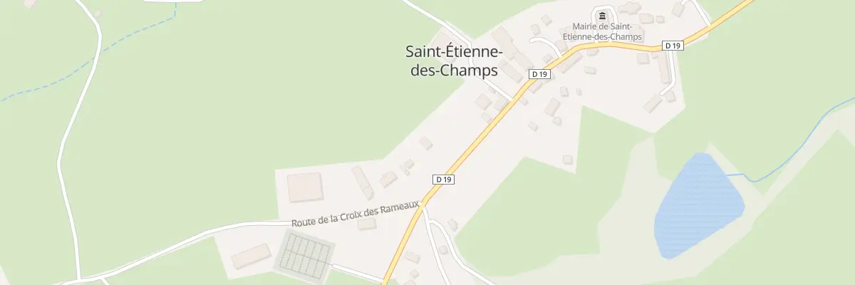 Plan du 5007A Le Bourg à Saint-Étienne-des-Champs