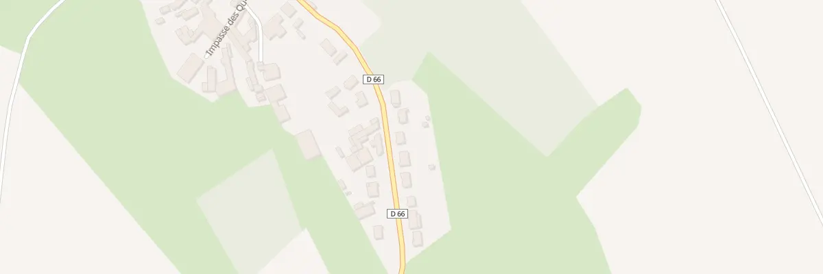 Plan du 13 Rue de Fosseux à Hauteville