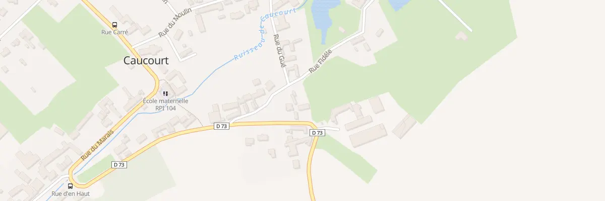 Plan du 14 Rue d’En Haut à Caucourt