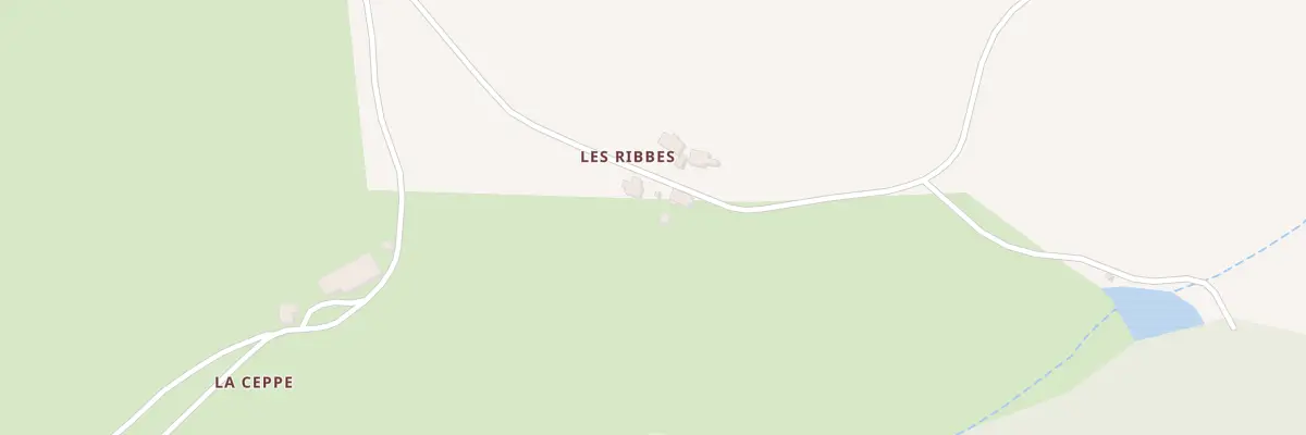 Plan du 5002F Les Ribes à Bourg-Lastic