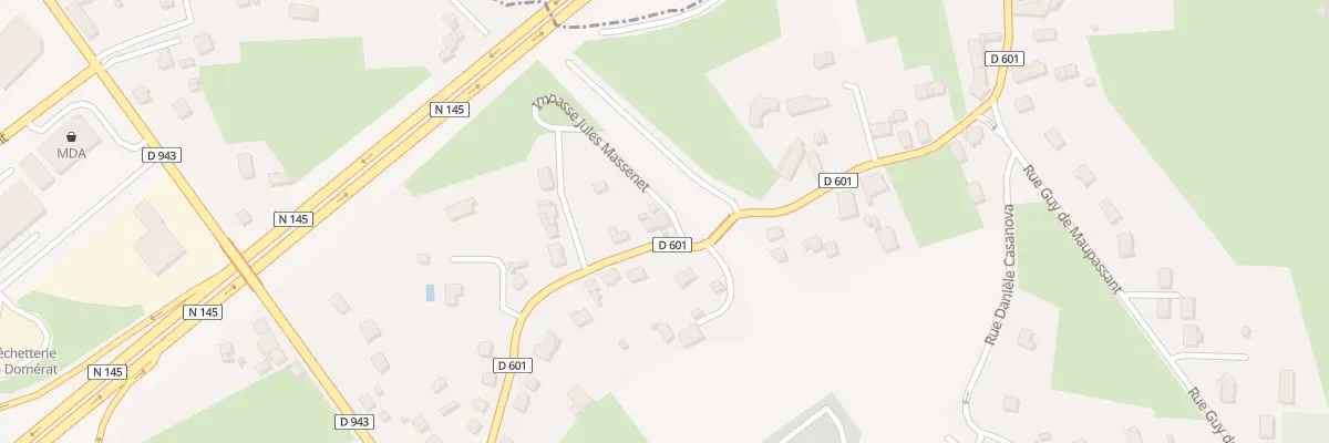 Plan du 29 Rue Hélène Boucher à Domérat