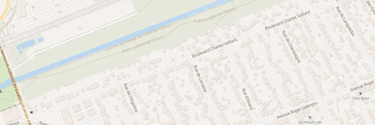 Plan du 44 Bd Charles Vaillant à Tremblay-en-France