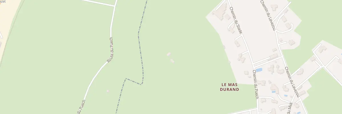 Plan du 5240A Le Puech au Monastère