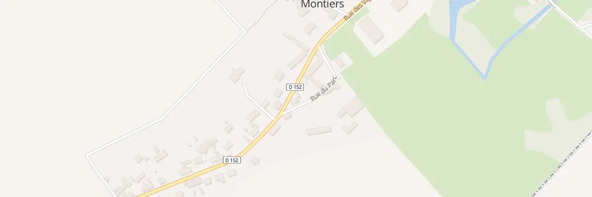 Plan du 22 Rue des Vignes à Montiers