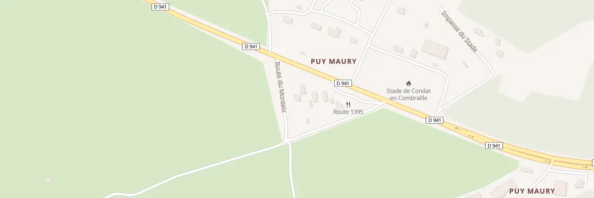 Plan du 5124B Puy Maury à Condat-en-Combraille