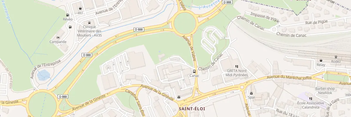 Plan du 9021 Vc Saint Eloi à Rodez